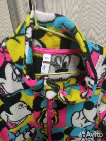 Флисовый комбинезон 122 размер для девочки