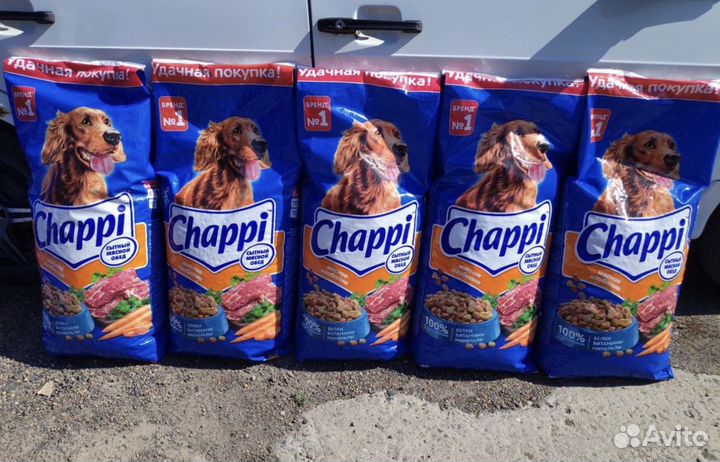 Сухой корм для собак Chappi 15 кг