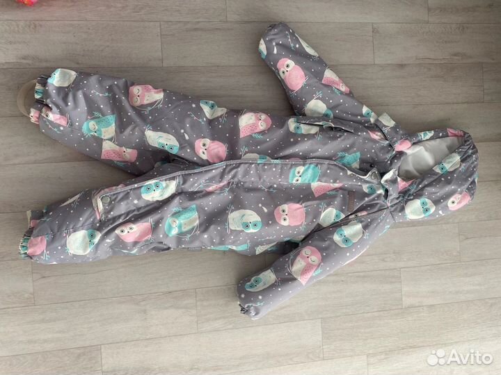 Зимний комбинезон 92 98 для девочки crockid
