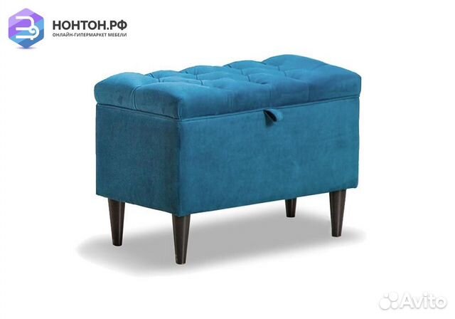 Пуф Брист бирюзовый