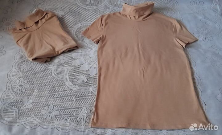 Водолазка с коротким рукавом, новая