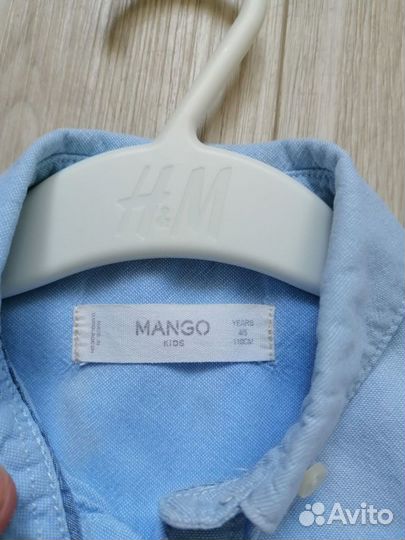 Рубашка манго mango 110 на мальчика