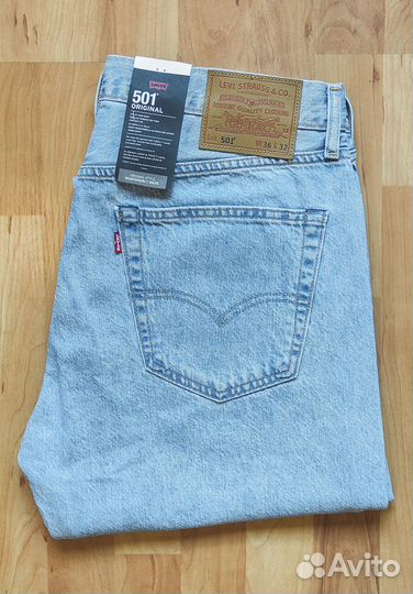 Levi's 501 Premium оригинал W36 Canyon Moon Лето