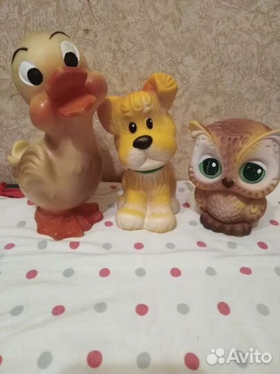 Резиновые игрушки СССР