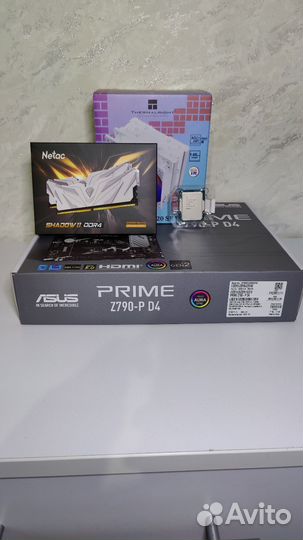 Новый комплект i5 13600kf+z690+32gb ddr4+кулер