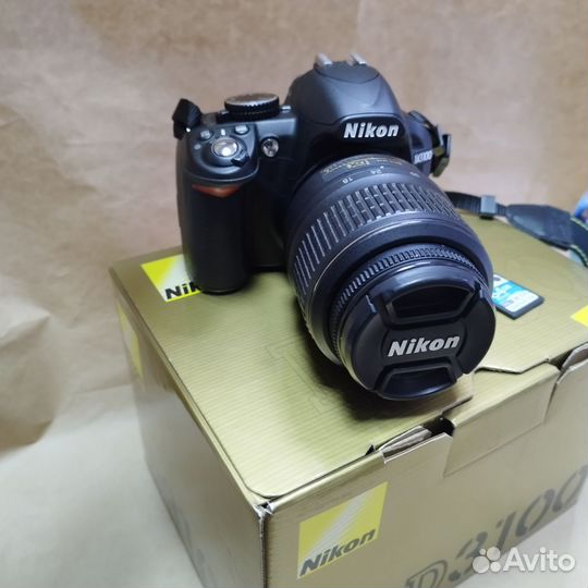 Зеркальный фотоаппарат nikon d3100 kit