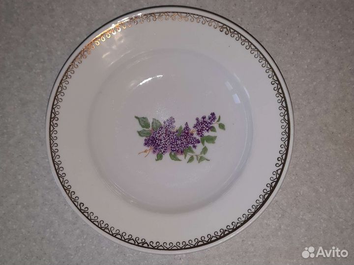 Тарелки глубокие,фарфор СССР, Песочное