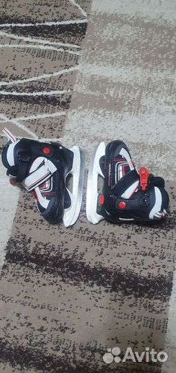 Коньки хоккейные Oxelo 28-31 (раздвижные)