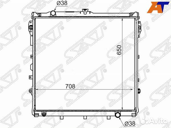 Радиатор toyota tundra