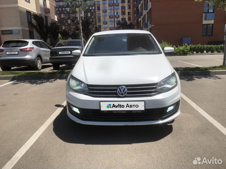 Volkswagen Polo 1.6 AT, 2018, 93 000 км