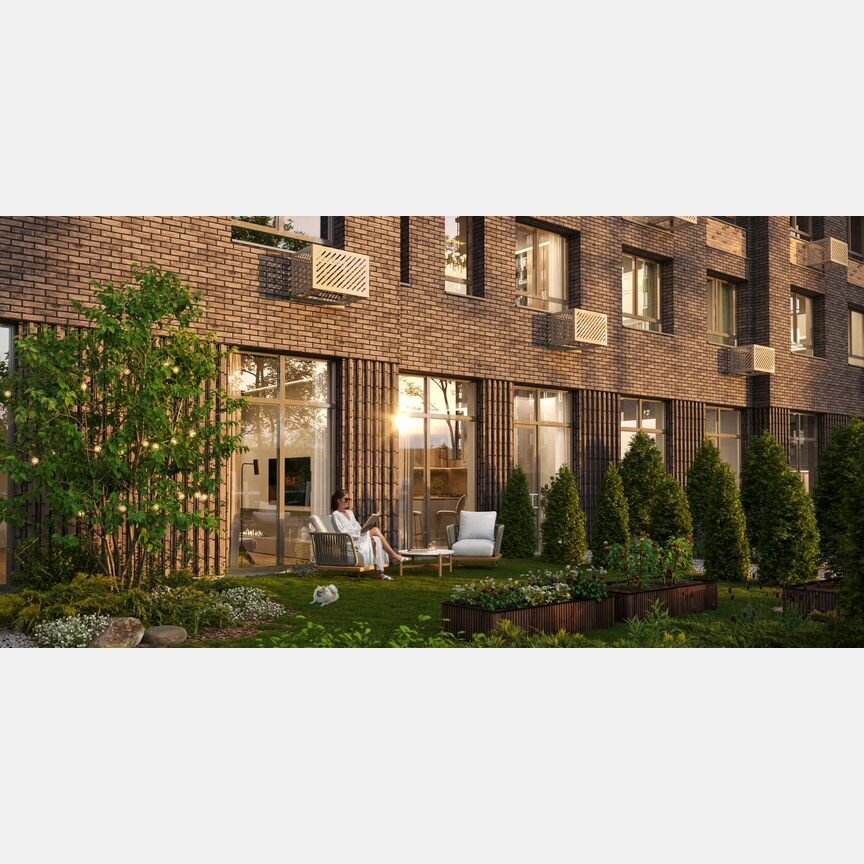 2-к. апартаменты, 61,8 м², 9/23 эт.