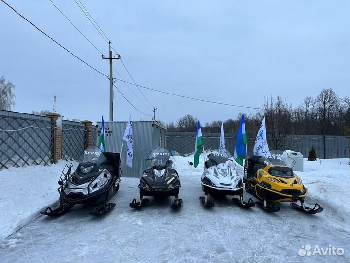 Подарочный сертификат на прогулку на снегоходе