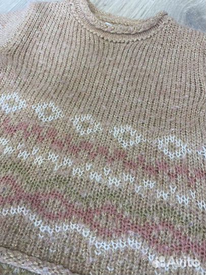 Теплый свитер для девочки 1 год