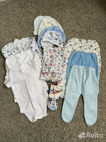 Вещи пакетом на мальчика carters 62
