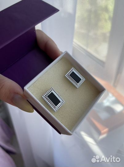 Запонки мужские новые