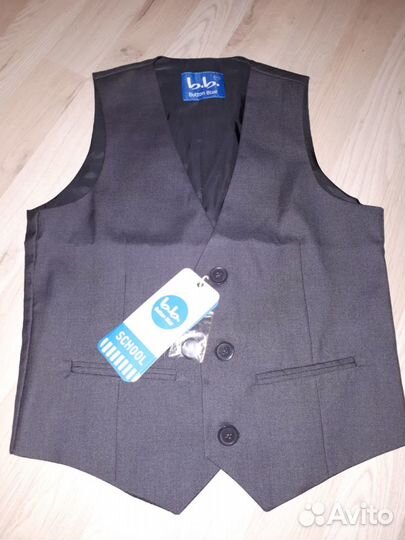 Школьная форма truvor и Жилет button blue