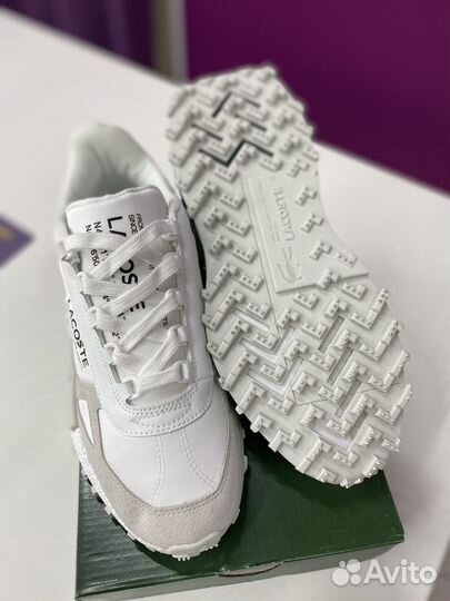 Кроссовки lacoste elite active белые мужские