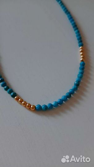 Колье из натуральных камней