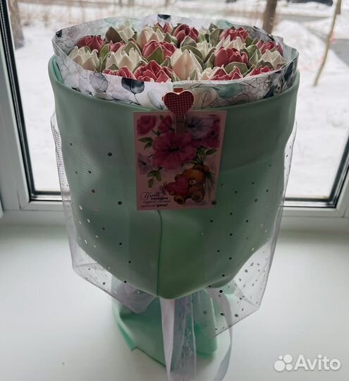 Зефирные тюльпаны