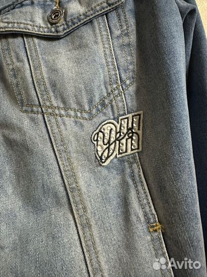 Джинсовая куртка утепленная 48