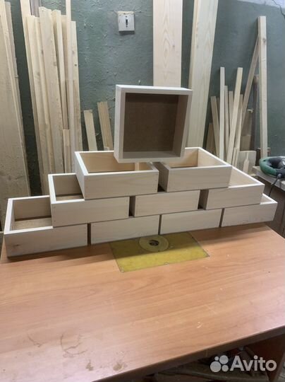 Ящик деревянный, бокс, кашпо