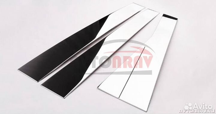 Хром-Накладки на стойки Cherokee 5 (KL) (Дорест.)