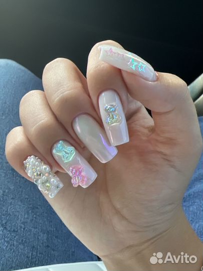 Маникюр, гель лак, наращивание