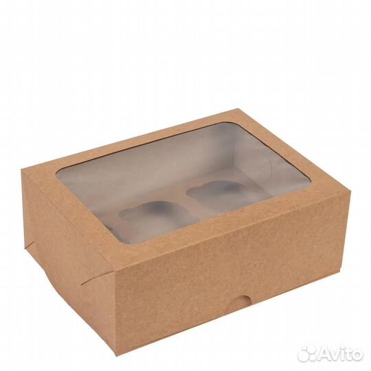 Коробка для маффинов капейков