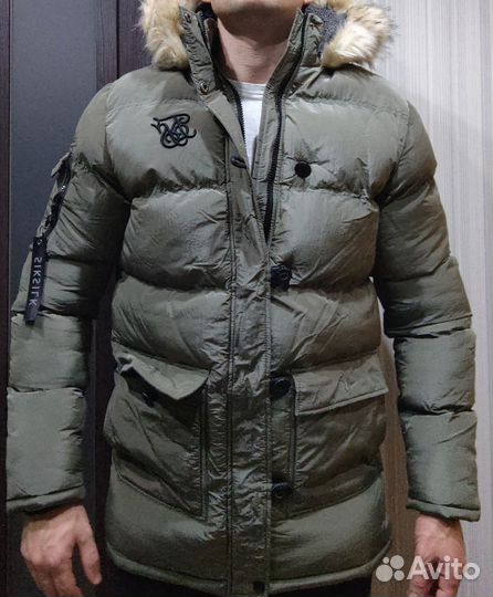 Пуховик мужской Siksilk новый