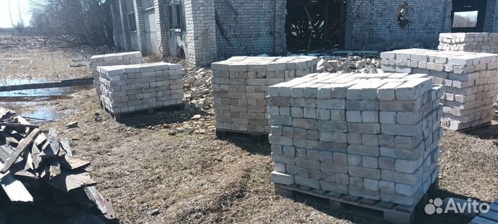 Кирпич силикатный бу