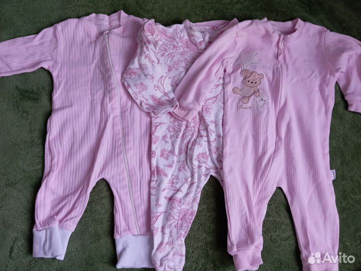 Детские вещи пакетом на девочку от 3мес