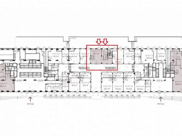 Продам торговое помещение, 159.1 м²