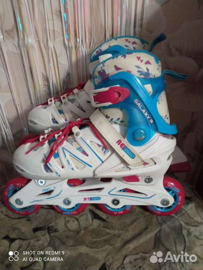 Роликовые коньки подростковые раздвижные