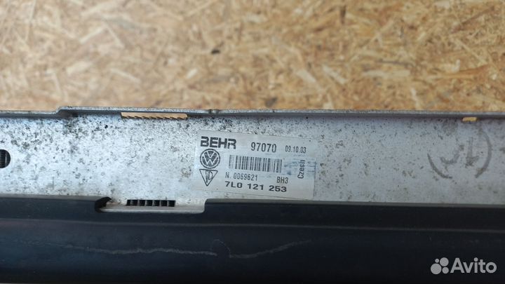 Радиатор охлаждения двс Porsche Cayenne 955