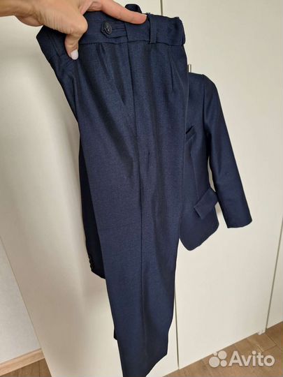 Школьный костюм для мальчика тройка 122 128 синий