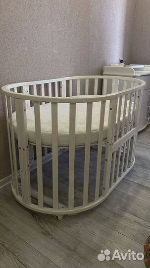 Детская кроватка круглая/овальная