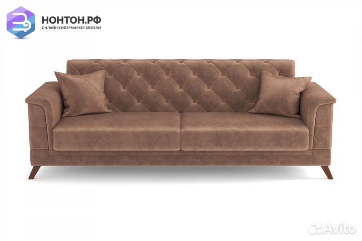 Диван книжка Амарант светло-коричневый