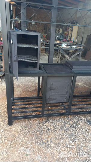 Мангал коптильня смокер, мангальный комплекс