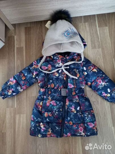 Новая зимняя Шапка для девочки Kotik