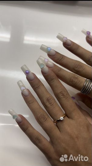 Наращивание ногтей/ Крейзи дизайн