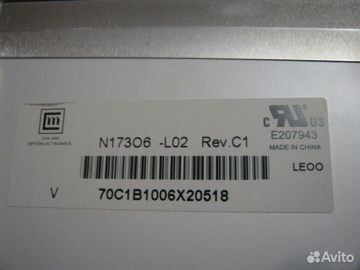 Матрица для ноутбука N17306 -L02 Rev.C1