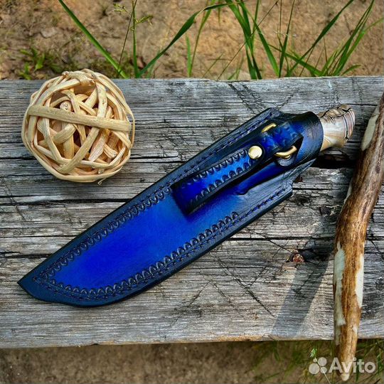 Нож “Варан” из мозаичного дамаска