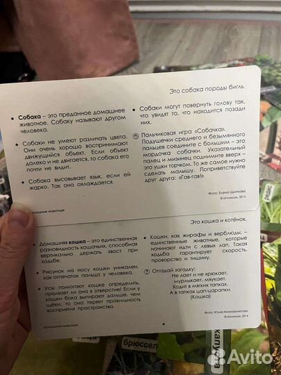 Карточки методика Домана набор