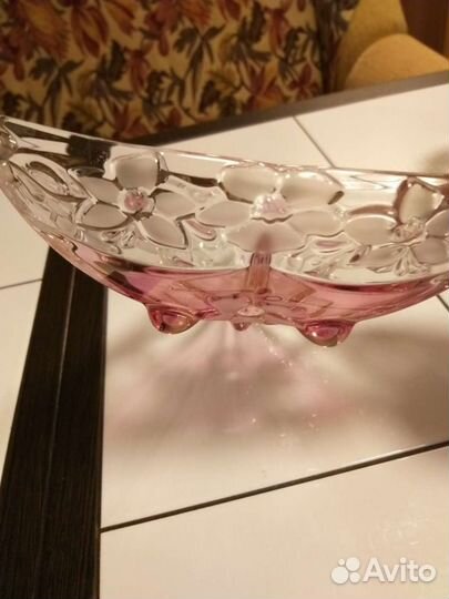 Ваза хрустальная