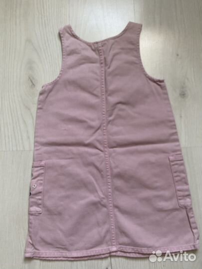 Джинсовый сарафан 128