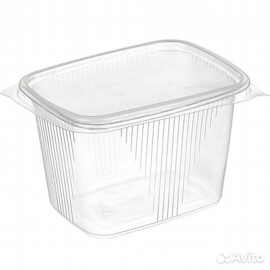 Контейнер 250мл. 108*82мм. с крышкой