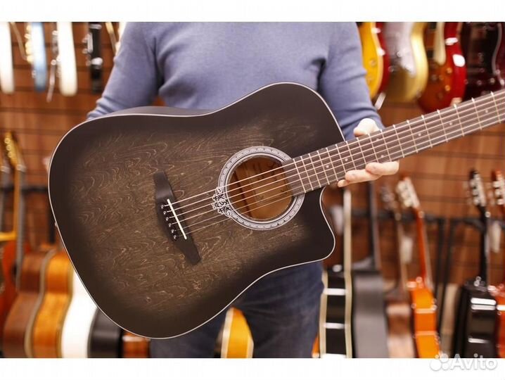 Shinobi B-11/BK - акустическая гитара, чёрная