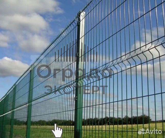 Установка 3Д забора сетка / гиттер