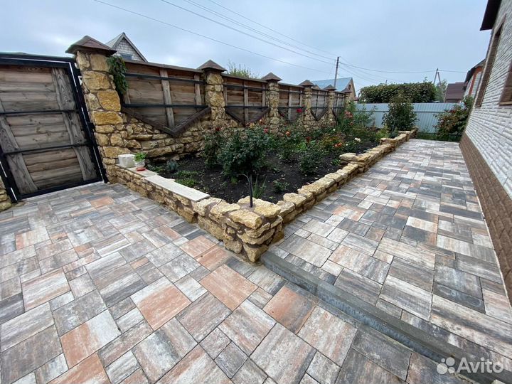 Брусчатка тротуарная плитка в Глазуновке