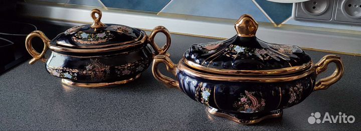 Винтажная фарфоровая бонбоньерка (Турция)